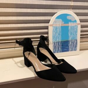 Dream Pairs Elegant Black Block Heels